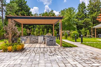 Outdoor grill area
